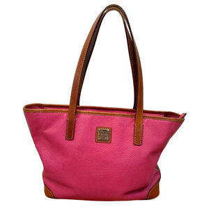 Dooney & Bourke Hot Pink Bag Pebble Leather Tote Barbiecore